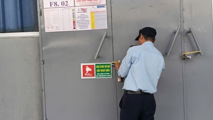 Hình ảnh Công tác Niêm phong và Kiểm soát An ninh Nhà máy - Công ty Bảo vệ Thành Long